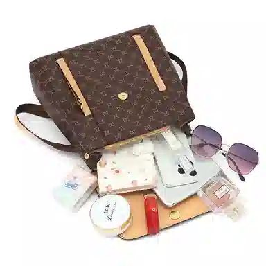 Mashalanti Vintage Backpack Deep Brown Almond