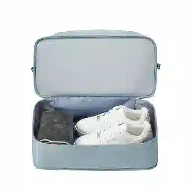 真维斯 时尚大容量多功能百搭高颜值短途旅游出差收纳可扩容 织物 旅行包健身包单肩包手提斜挎包 大号 男女同款 米色/米白