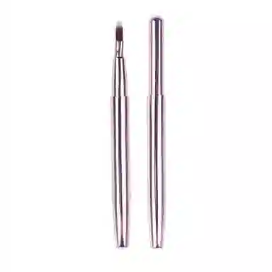 悦乐己    唇刷口红刷可伸缩便捷带盖唇部晕染刷雾面口红专用刷专业化妆刷女 细节 便携