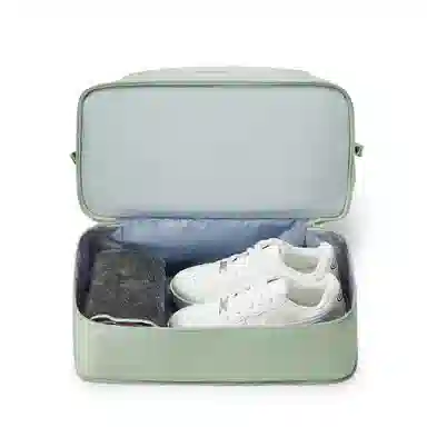 真维斯 时尚大容量多功能百搭高颜值短途旅游出差收纳可扩容 织物 旅行包健身包单肩包手提斜挎包 大号 男女同款 米色/米白