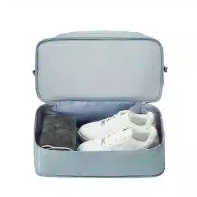 真维斯 时尚大容量多功能百搭高颜值短途旅游出差收纳可扩容 织物 旅行包健身包单肩包手提斜挎包 大号 男女同款 米色/米白