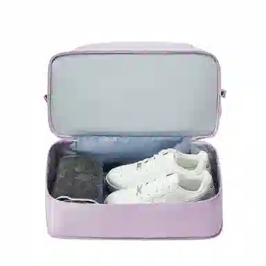 真维斯 时尚大容量多功能百搭高颜值短途旅游出差收纳可扩容 织物 旅行包健身包单肩包手提斜挎包 大号 男女同款 米色/米白