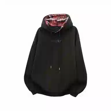 啄木鸟 宽松字母纯色百搭长袖卫衣 男女同款