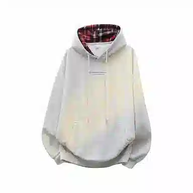 啄木鸟 宽松字母纯色百搭长袖卫衣 男女同款