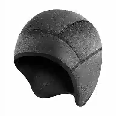 南极人 冬季保暖小帽加绒护耳头套骑车跑步自行车摩托车头盔内衬内胆帽骑行装备 防风 包头帽子 男款