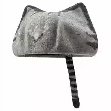 优莲茵 日系可爱猫耳朵时尚显脸小减龄可爱保暖画家帽 羊毛 贝雷帽 女款