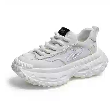 南极人 网布 舒适时尚百搭厚底 减震耐磨增高透气 低帮 老爹鞋 男款