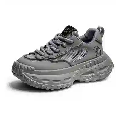 南极人 网布 舒适时尚百搭厚底 减震耐磨增高透气 低帮 老爹鞋 男款