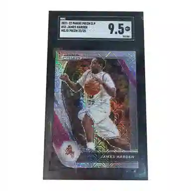PANINI 2021-2022PrizmDraftPicksJames Hardenmojo25 SGC9.5