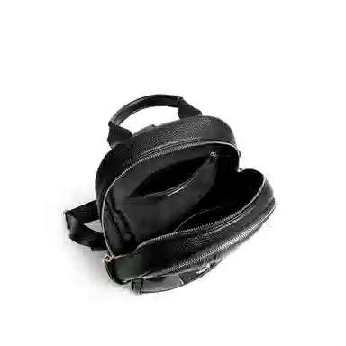 木林森 休闲简约学生书包韩版轻便实用上班通勤背包 聚氨酯 双肩包 常规 男女同款情侣款 黑色