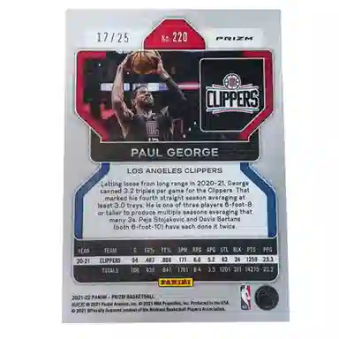 PANINI 2021-2022 prizm 25 mojo