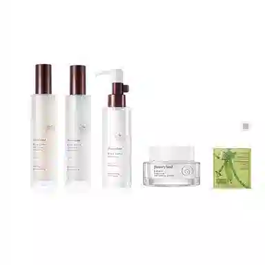 花肌粹 蓝莲洁面护肤水乳霜精华套盒 保湿修护控油清洁清爽滋润舒缓补水滋润型 两件套/三件套/四件套/五件套