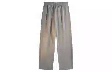 王者荣耀 鲁班七号星空梦想款 美式学院风纯色褶皱百搭长裤字母印花潮流系带直筒针织运动宽松户外通勤高级感休闲裤 男女同款