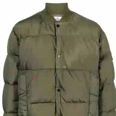 Stone Island FW23 Nylon Down Jacket Green