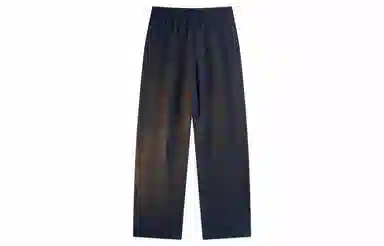 王者荣耀 鲁班七号星空梦想款美式学院风侧边条纹字母复古街头潮流运动宽松阔腿直筒户外简约休闲裤 男女同款