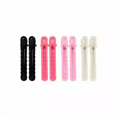 简应舒 多巴胺波浪一字夹碎发侧边刘海夹子头饰 金属 发夹 女款