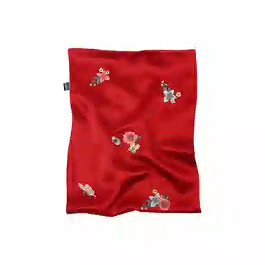 上海故事 古典国风高级时尚刺绣款春秋空调出游真丝长巾 桑蚕丝 丝巾 女款