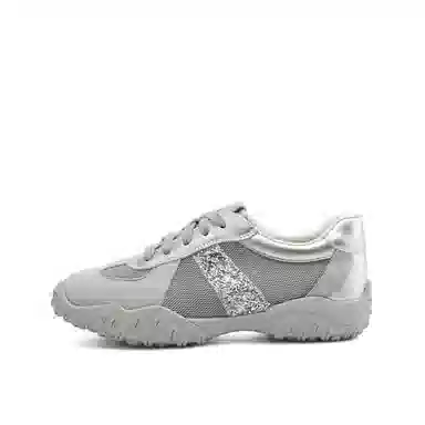 波尔谛奇 绒面革织物 显瘦百搭软底德训鞋 轻便增高 低帮 生活休闲鞋 女款