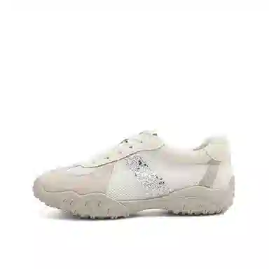 波尔谛奇 绒面革织物 显瘦百搭软底德训鞋 轻便增高 低帮 生活休闲鞋 女款