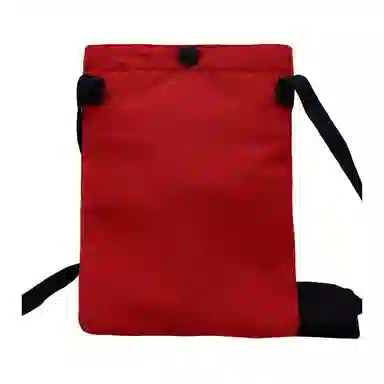 Vans Letter Print Crossbody Bag Red Black