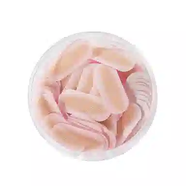 悦乐己  网纹蕾丝双眼皮贴带收纳盒无痕自然隐形内双美目贴橄榄椭圆 单面