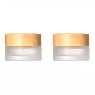 悦乐己 旅行化妆品分装瓶面霜小样盒膏霜粉底液乳液便携玻璃小样小空瓶子