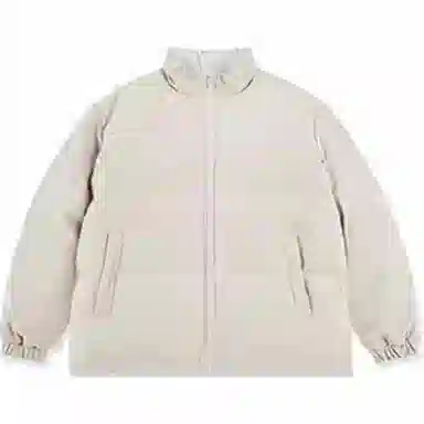 乔丹 运动生活系列 休闲舒适保暖羽绒服 男款 奶油白