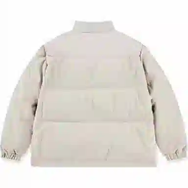 乔丹 运动生活系列 休闲舒适保暖羽绒服 男款 奶油白