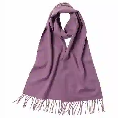 红豆 秋冬季保暖加厚围脖 山羊绒 绒线围巾 女款