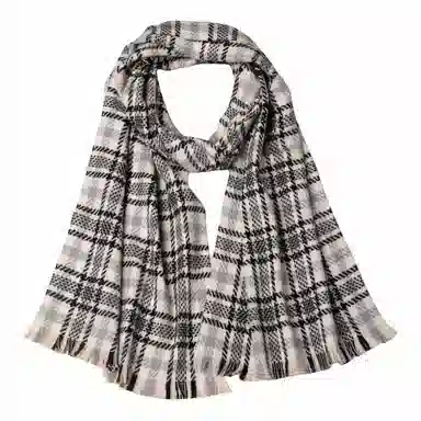 红豆 秋冬季保暖百搭 山羊绒 绒线围巾 女款