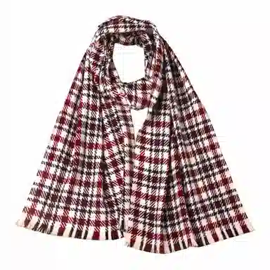 红豆 秋冬季保暖百搭 山羊绒 绒线围巾 女款