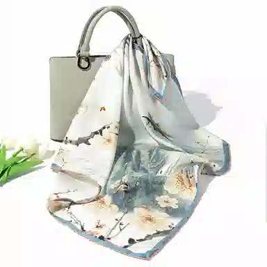 上海故事 青春 真丝中 （双面）芳茶雅韵 桑蚕丝 上架 女款 #礼盒装