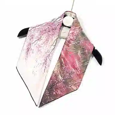 上海故事 青春 真丝中 （双面）芳茶雅韵 桑蚕丝 上架 女款 #礼盒装