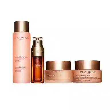 娇韵诗 黄金双萃焕颜弹力修护四件套装护肤套装 保湿滋润修护 四件套