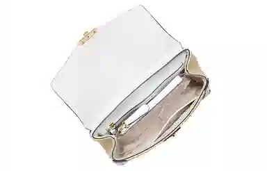 Michael Kors MK Soho Small Crossbody Bag Brown White