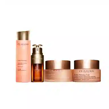 娇韵诗 黄金双萃焕颜弹力修护四件套装护肤套装 保湿滋润修护 四件套