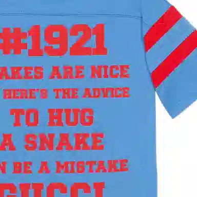 GUCCI 1921 Series Blue T-Shirt