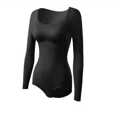 润微 显瘦美形方领打底连体衣 女款