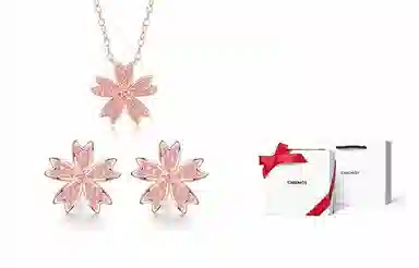 CHIEMOT Colorful cherry blossoms S925