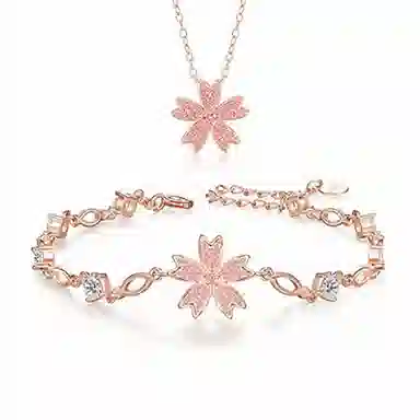 CHIEMOT Colorful cherry blossoms S925