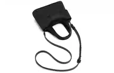 Charles & Keith Bow Detail Fabric Crossbody Bag