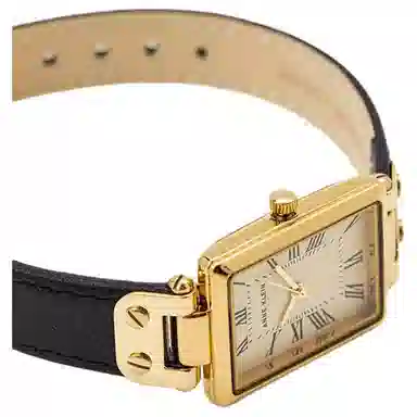Anne Klein Quartz Leather Strap Watch