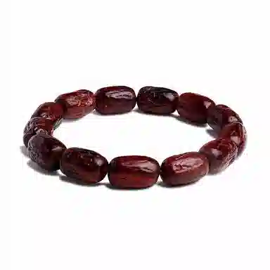 木盛缘 红枣形状素串 小叶紫檀 手串 男女同款情侣款