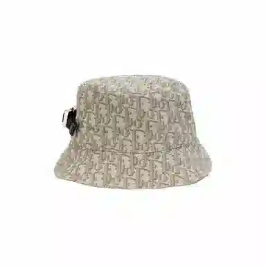 Dior Logo Bucket Hat Grey
