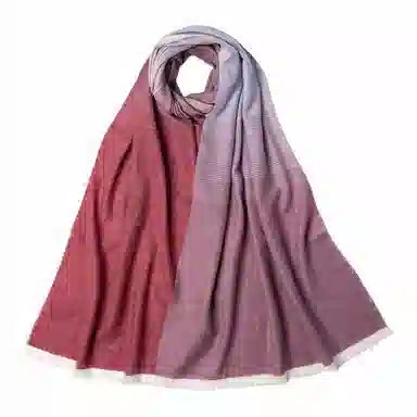 红豆 保暖加厚 羊毛 绒线围巾 女款