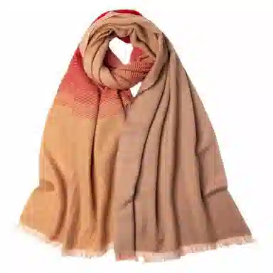 红豆 保暖加厚 羊毛 绒线围巾 女款