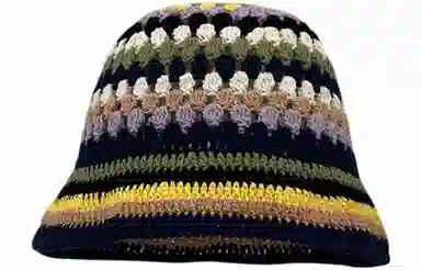 优幽兰 韩系透气大头围显脸小遮阳时尚出游文艺撞色高级感百搭防晒盆帽素颜遮脸 腈纶 聚酯纤维 渔夫帽 女款