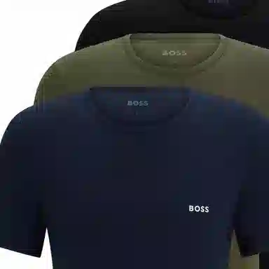 HUGO BOSS FW23 Three-Pack Of Branded Underwear T-Shirts In Cotton Jersey T 3
