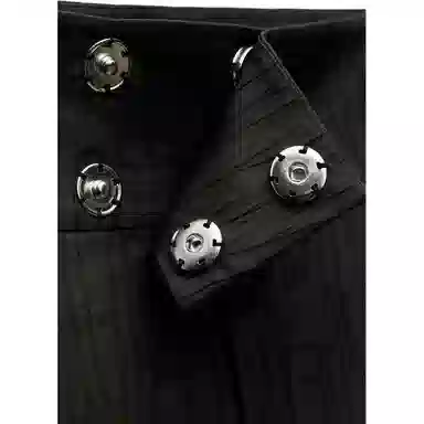 ZARA x AO YES SS25 High Waist Pleated Pants Black