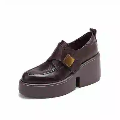 苏颜娇 复古舒适小众潮流 高跟鞋 女